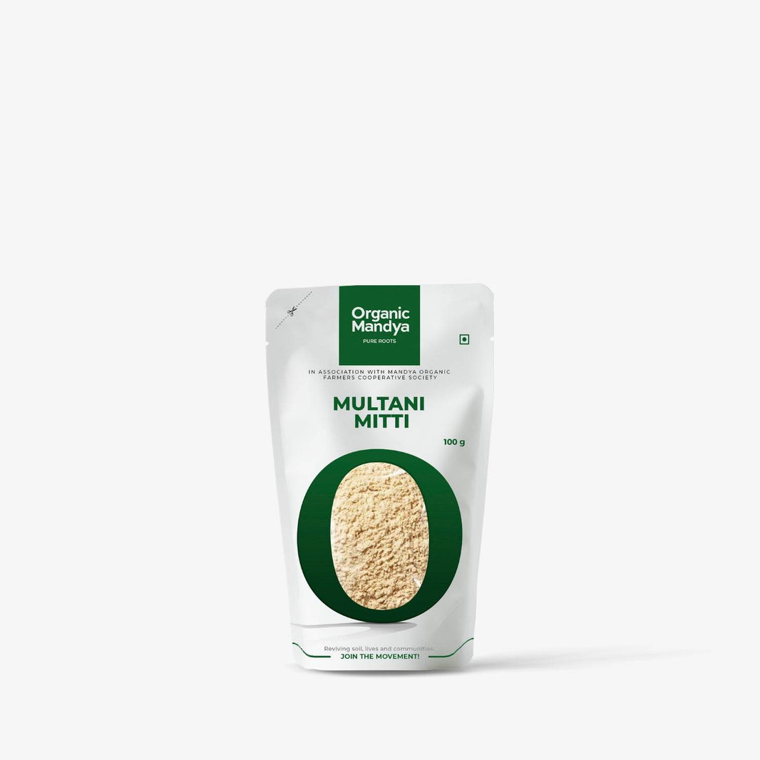 Multani Mitti Front - 100g-Organic Mandya 
