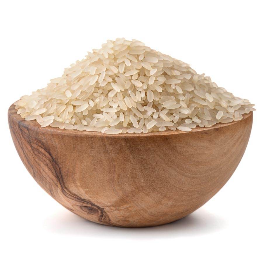Organic ponni rice boiled