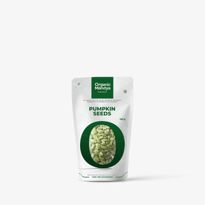Pumpkin Seeds 100g- Front-Organic Mandya 